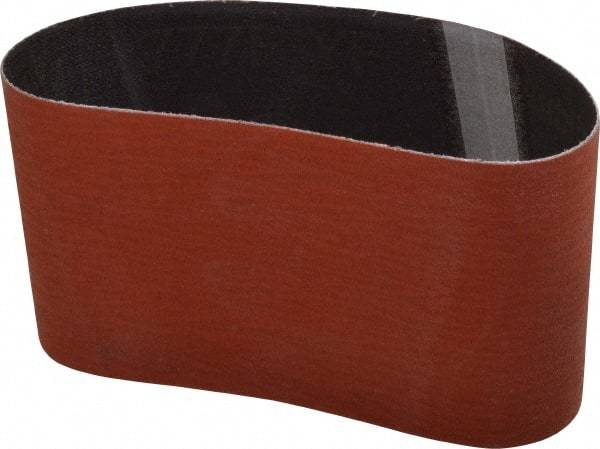 3M - 3" Wide x 10-11/16" OAL, 120 Grit, Ceramic Abrasive Belt - Ceramic, Fine, Coated, Y Weighted Cloth Backing, Wet/Dry, Series 777F - Makers Industrial Supply