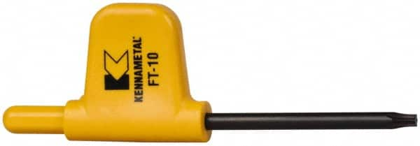 Kennametal - T10 Torx Drive, Flag Handle Driver for Indexable Tools - Makers Industrial Supply