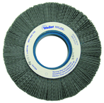 6" Diameter - 2" Arbor Hole - Abrasive Nylon Straight Nylox Wheel - Makers Industrial Supply