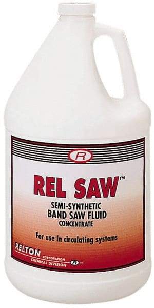 Relton - Rel Saw, 1 Gal Bottle Sawing Fluid - Semisynthetic, For Cleaning - Makers Industrial Supply