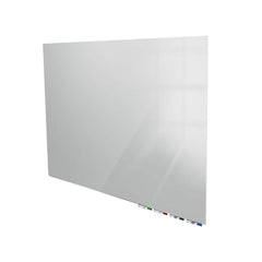 Ghent Aria Low Profile Magnetic Glass Whiteboard, 4'H x 6'W, Horizontal, Gray