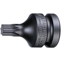 Impact Hex & Torx Bit Sockets; Drive Size: 1/2 in; Hex Size (Inch): 1/2 in; Torx Size: T55; Bit Length (Decimal Inch): 0.6600; Overall Length: 1.57; Overall Length (Inch): 1.57 in; Material: Steel; Finish: Gunmetal; Insulated: No; Non-sparking: No; Tether