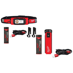 Flashlights; Bulb Type: LED; Beam Intensity: 3906 cd; Material: Plastic; Run Time: 30 min; Lumens: 600; Light Output Modes: High; Number Of Light Modes: 2; Batteries Included: Yes; Body Color: Red; Black; Battery Chemistry: Lithium; Rechargeable: Yes; Inc