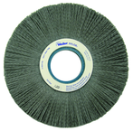 8" Diameter - 2" Arbor Hole - Abrasive Nylon Straight Nylox Wheel - Makers Industrial Supply