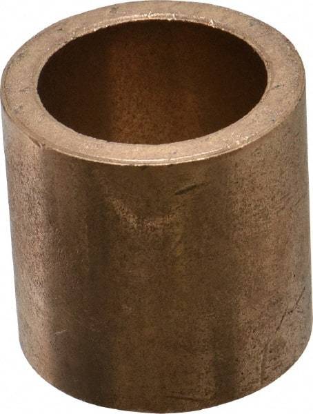 Boston Gear - 1-1/2" Inside x 2" Outside Diam, Oil Impregnated Bronze SAE-841 Sleeve Bearing - 2" OAL - Makers Industrial Supply