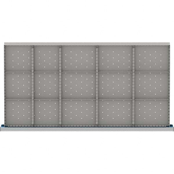 LISTA - 15-Compartment Drawer Divider Layout for 3.15" High Drawers - Makers Industrial Supply