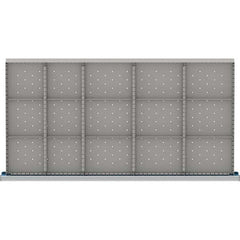 LISTA - 15-Compartment Drawer Divider Layout for 3.15" High Drawers - Makers Industrial Supply