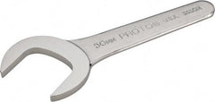 Proto - 50mm Standard Service Open End Wrench - 8-1/2" OAL, Single End, Satin Finish, 30° Head Angle - Makers Industrial Supply