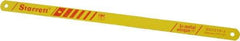 Starrett - 12" Long, 18 Teeth per Inch, Bi-Metal Power Hacksaw Blade - Toothed Edge, 5/8" Wide x 0.032" Thick - Makers Industrial Supply