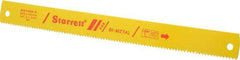 Starrett - 14" Long, 6 Teeth per Inch, Bi-Metal Power Hacksaw Blade - Toothed Edge, 1-3/8" Wide x 0.062" Thick - Makers Industrial Supply