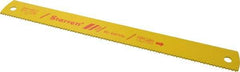 Starrett - 14" Long, 6 Teeth per Inch, Bi-Metal Power Hacksaw Blade - Toothed Edge, 1-5/8" Wide x 0.075" Thick - Makers Industrial Supply