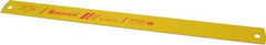 Starrett - 17" Long, 10 Teeth per Inch, Bi-Metal Power Hacksaw Blade - Toothed Edge, 1-3/8" Wide x 0.062" Thick - Makers Industrial Supply