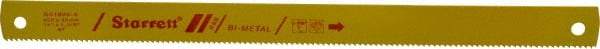 Starrett - 18" Long, 6 Teeth per Inch, Bi-Metal Power Hacksaw Blade - Toothed Edge, 1-3/8" Wide x 0.062" Thick - Makers Industrial Supply