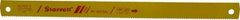 Starrett - 18" Long, 6 Teeth per Inch, Bi-Metal Power Hacksaw Blade - Toothed Edge, 1-3/8" Wide x 0.062" Thick - Makers Industrial Supply