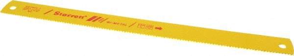 Starrett - 18" Long, 6 Teeth per Inch, Bi-Metal Power Hacksaw Blade - Toothed Edge, 1-5/8" Wide x 0.075" Thick - Makers Industrial Supply