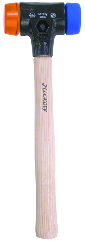 Hammer with Face - 1.4 lb; Hickory Handle; 1-1/2'' Head Diameter - Makers Industrial Supply
