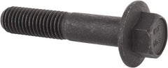 Value Collection - M12x1.75 Metric Coarse, 60mm Length Under Head, Hex Drive Flange Bolt - 40mm Thread Length, Grade 10.9 Alloy Steel, Smooth Flange, Phosphate & Oil Finish - Makers Industrial Supply