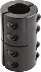 Climax Metal Products - 7/8" Inside x 1-5/8" Outside Diam, Two Piece Rigid Coupling without Keyway - 2-1/2" Long - Makers Industrial Supply