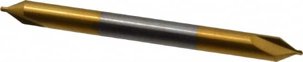 Hertel - #00 Plain Cut 60° Incl Angle Solid Carbide Combo Drill & Countersink - Makers Industrial Supply