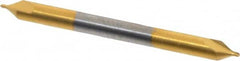 Hertel - #0 Plain Cut 60° Incl Angle Solid Carbide Combo Drill & Countersink - Makers Industrial Supply