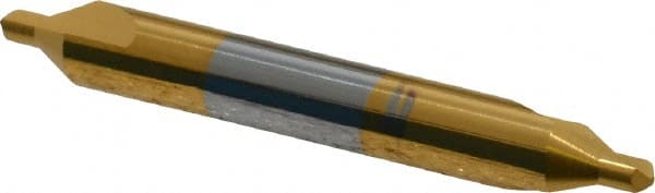 Hertel - #3 Plain Cut 60° Incl Angle Solid Carbide Combo Drill & Countersink - Makers Industrial Supply