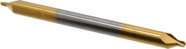 Hertel - #4 Plain Cut 60° Incl Angle Solid Carbide Combo Drill & Countersink - Makers Industrial Supply