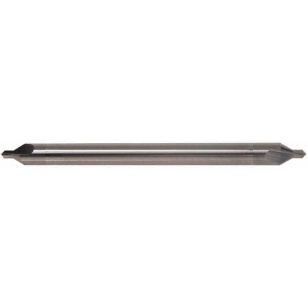 Hertel - #8 Plain Cut 90° Incl Angle Solid Carbide Combo Drill & Countersink - Makers Industrial Supply