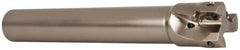 Seco - 1-1/4" Cut Diam, 0.669" Max Depth of Cut, 1" Shank Diam, 7.68" OAL, Indexable Square Shoulder End Mill - XO.X 1806.. Inserts, Cylindrical Shank, 90° Lead Angle, Through Coolant, Series Power Turbo - Makers Industrial Supply