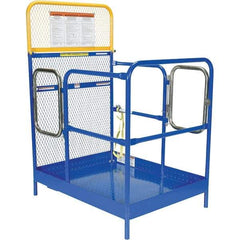 Vestil - 65" Platform - Forklift Work Platform, 1,000 Lb Capacity, 65-5/8" Platform Height, 36" Base Width x 48" Base Depth - Makers Industrial Supply