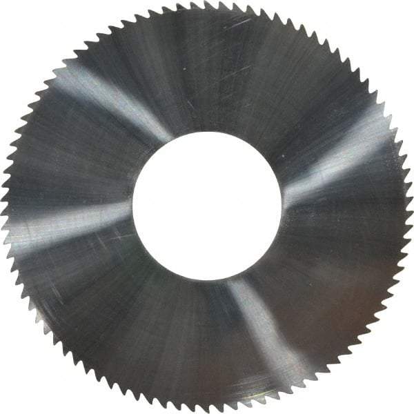 Made in USA - 1-3/4" Diam x 0.02" Blade Thickness x 5/8" Arbor Hole Diam, 90 Tooth Slitting and Slotting Saw - Arbor Connection, Solid Carbide, Concave Ground - Makers Industrial Supply