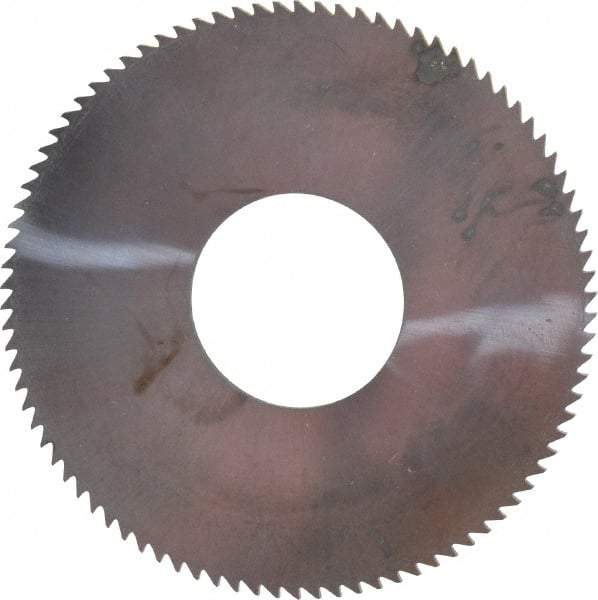 Made in USA - 1-3/4" Diam x 0.045" Blade Thickness x 5/8" Arbor Hole Diam, 90 Tooth Slitting and Slotting Saw - Arbor Connection, Solid Carbide, Concave Ground - Makers Industrial Supply