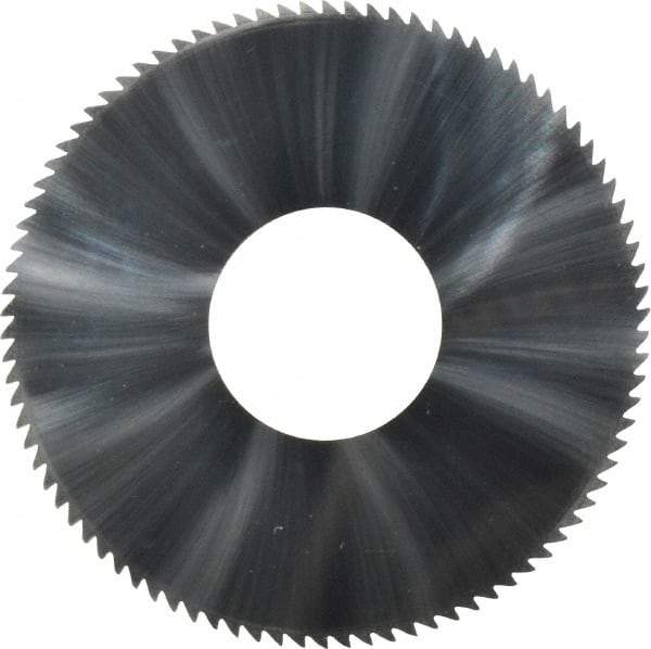 Made in USA - 1-3/4" Diam x 0.051" Blade Thickness x 5/8" Arbor Hole Diam, 90 Tooth Slitting and Slotting Saw - Arbor Connection, Solid Carbide, Concave Ground - Makers Industrial Supply