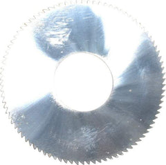 Made in USA - 1-3/4" Diam x 0.057" Blade Thickness x 5/8" Arbor Hole Diam, 90 Tooth Slitting and Slotting Saw - Arbor Connection, Solid Carbide, Concave Ground - Makers Industrial Supply