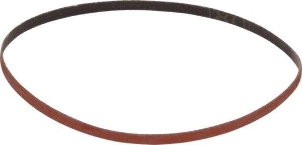 3M - 1/4" Wide x 18" OAL, 80 Grit, Ceramic Abrasive Belt - Ceramic, Medium, Coated, YF Weighted Cloth Backing, Wet/Dry, Series 777F - Makers Industrial Supply