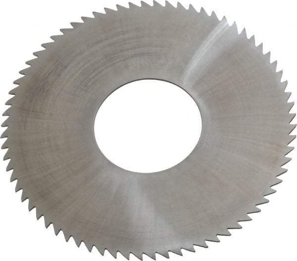 Made in USA - 2-3/4" Diam x 0.032" Blade Thickness x 1" Arbor Hole Diam, 72 Tooth Slitting and Slotting Saw - Arbor Connection, Solid Carbide, Concave Ground - Makers Industrial Supply