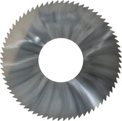 Made in USA - 2-3/4" Diam x 0.036" Blade Thickness x 1" Arbor Hole Diam, 72 Tooth Slitting and Slotting Saw - Arbor Connection, Solid Carbide, Concave Ground - Makers Industrial Supply