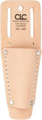 CLC - 1 Pocket Knife Holster - Leather, Tan - Makers Industrial Supply