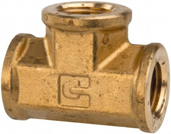 Parker - Hose I.D. x MNPTF End Connection Brass Truck Valve - 3.71" OAL, 5/8 x 1/2" Pipe - Makers Industrial Supply