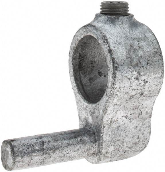 Kee - 3/4" Pipe, Malleable Iron Gate Hinge Fitting - Galvanized Finish - Makers Industrial Supply