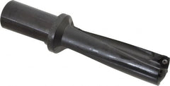 Kyocera - 3-3/4" Max Drill Depth, 3xD, 1-1/4" Diam, Indexable Insert Drill - 2 Inserts, 1-1/4" Shank Diam, Whistle Notch Shank - Makers Industrial Supply