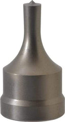 Cleveland Steel Tool - 5/16 Inch Diameter Round Ironworker Punch - 1-1/32 Inch Body Diameter, 1-5/32 Inch Head Diameter, 1-15/16 Inch Overall Length - Makers Industrial Supply