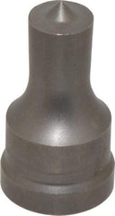 Cleveland Steel Tool - 5/8 Inch Diameter Round Ironworker Punch - 1-1/32 Inch Body Diameter, 1-5/32 Inch Head Diameter, 1-15/16 Inch Overall Length - Makers Industrial Supply