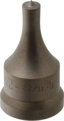 Cleveland Steel Tool - 11/32 Inch Diameter Round Ironworker Punch - 1-1/16 Inch Body Diameter, 1-7/32 Inch Head Diameter, 2-1/8 Inch Overall Length - Makers Industrial Supply