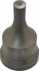 Cleveland Steel Tool - 3/8 Inch Diameter Round Ironworker Punch - 1-1/16 Inch Body Diameter, 1-7/32 Inch Head Diameter, 2-1/8 Inch Overall Length - Makers Industrial Supply