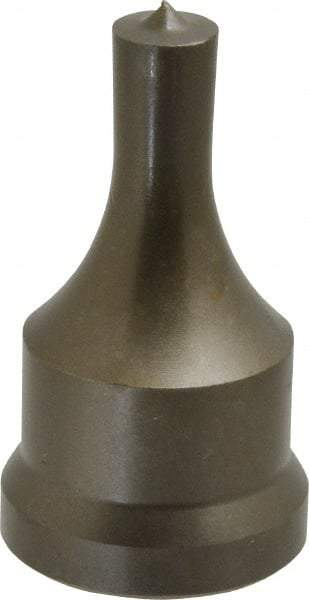 Cleveland Steel Tool - 13/32 Inch Diameter Round Ironworker Punch - 1-1/16 Inch Body Diameter, 1-7/32 Inch Head Diameter, 2-1/8 Inch Overall Length - Makers Industrial Supply