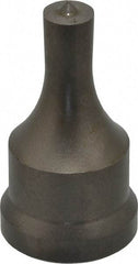 Cleveland Steel Tool - 7/16 Inch Diameter Round Ironworker Punch - 1-1/16 Inch Body Diameter, 1-7/32 Inch Head Diameter, 2-1/8 Inch Overall Length - Makers Industrial Supply