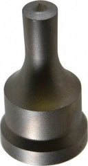 Cleveland Steel Tool - 15/32 Inch Diameter Round Ironworker Punch - 1-1/16 Inch Body Diameter, 1-7/32 Inch Head Diameter, 2-1/8 Inch Overall Length - Makers Industrial Supply