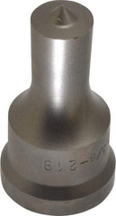 Cleveland Steel Tool - 5/8 Inch Diameter Round Ironworker Punch - 1-1/16 Inch Body Diameter, 1-7/32 Inch Head Diameter, 2-1/8 Inch Overall Length - Makers Industrial Supply