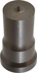 Cleveland Steel Tool - 1 Inch Diameter Round Ironworker Punch - 1-1/16 Inch Body Diameter, 1-7/32 Inch Head Diameter, 2-1/8 Inch Overall Length - Makers Industrial Supply