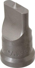 Cleveland Steel Tool - 5/16 Inch Wide Oblong Ironworker Punch - 1-1/16 Inch Body Diameter, 1-7/32 Inch Head Diameter, 2-1/8 Inch Overall Length - Makers Industrial Supply